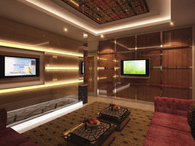 thiết kế thi công phòng karaoke gia đình tại Nghệ AN hà TĨnh