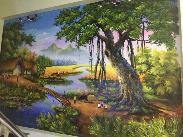 Vẽ Tranh Tường Tại TP Vinh Nghệ An Hà Tĩnh