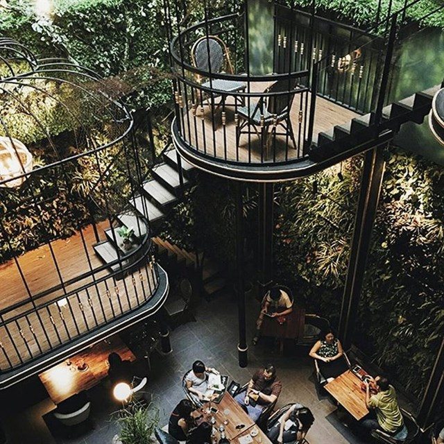 mẫu thiết kế quán cafe đẹp