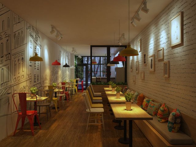 mẫu thiết kế quán trà sữa đẹp