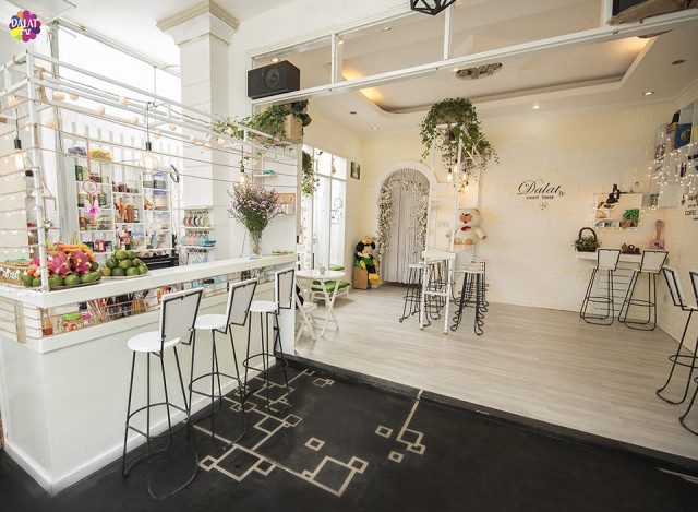 thiết kế quán trà sữa tại hà tĩnh