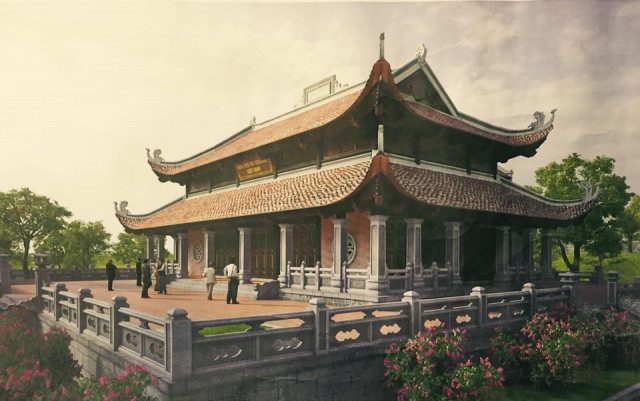 thiết kế thi công nhà thờ họ tại nghệ an 1