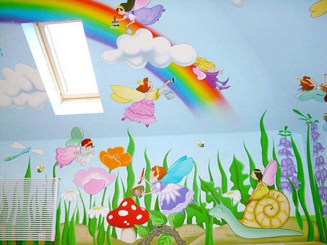 vẽ tranh tường mầm non tại nghệ an 7