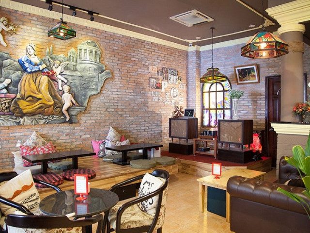 vẽ tranh tường quán cafe tại hà tĩnh 5