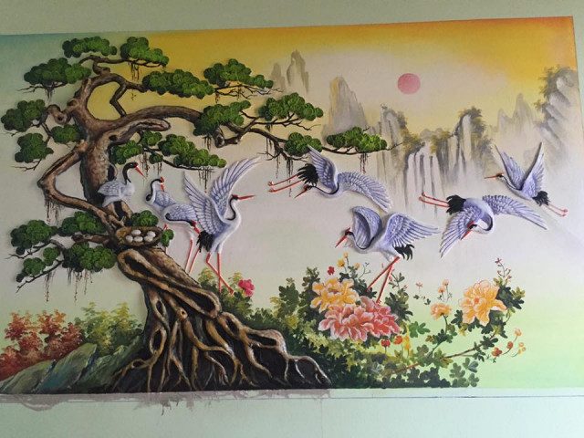 vẽ tranh tường tại nghệ an