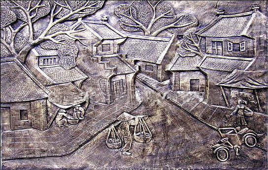 Đắp phù điêu mỹ thuật tại Nghệ An