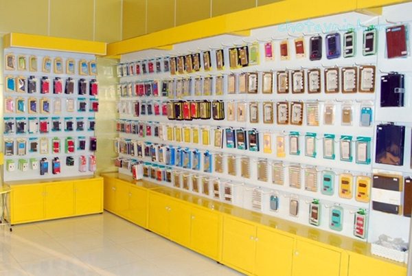 thi công shop phụ kiện điện thoại tại Nghệ An
