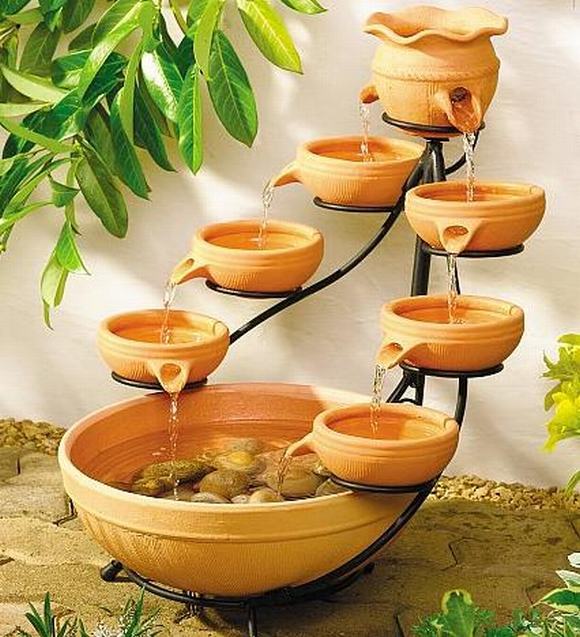 Thi công tiểu cảnh đài phun nước tại nghệ an