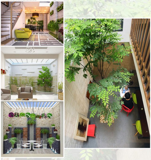 Thi công tiểu cảnh giếng trời tại hà tĩnh