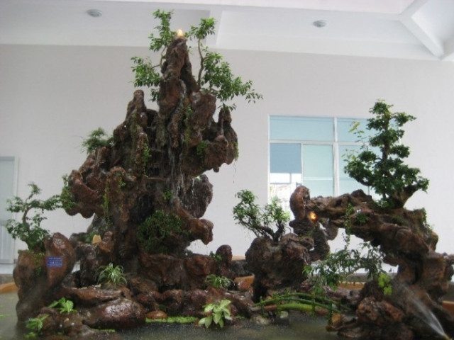 Thi công tiểu cảnh hòn non bộ tại Nghệ An