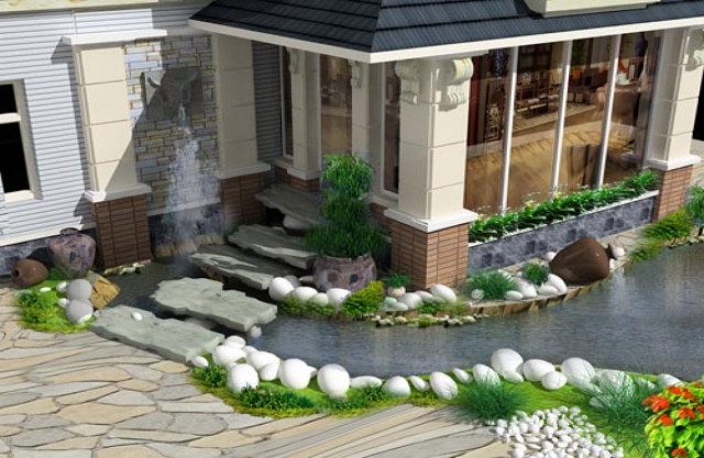 Thi công tiểu cảnh nhà hàng khách sạn tại hà tĩnh