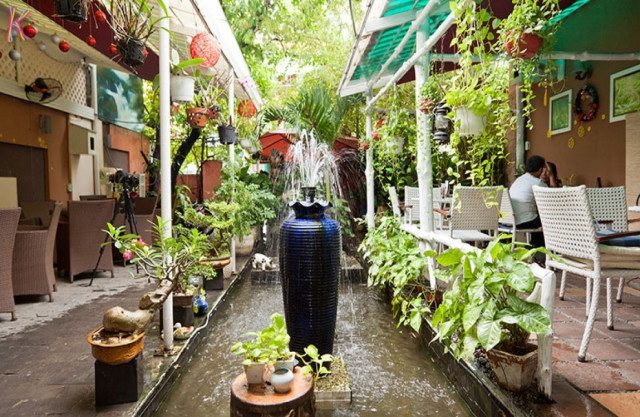 Thi công tiểu cảnh nhà hàng khách sạn tại nghệ an