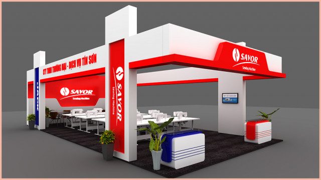 Thiết kế thi công gian hàng hội chợ tại Hà Tĩnh