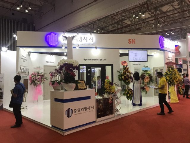 Thiết kế thi công gian hàng hội chợ tại Nghệ an