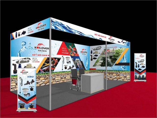 Thiết kế thi công gian hàng hội chợ tại Nghệ an