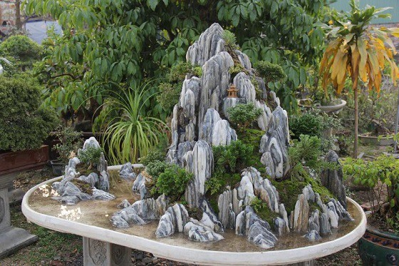 Thiết kế thi công hòn non bộ tại Nghệ An