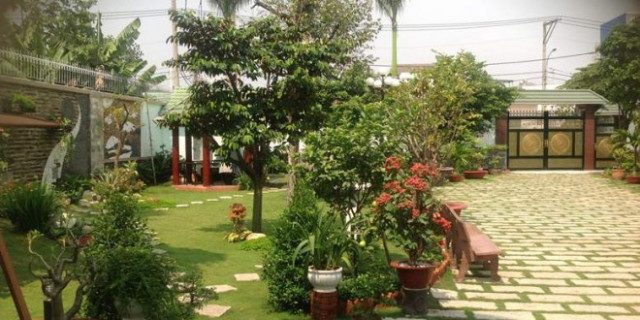 Thiết kế thi công sân vườn tại Hà tĩnh