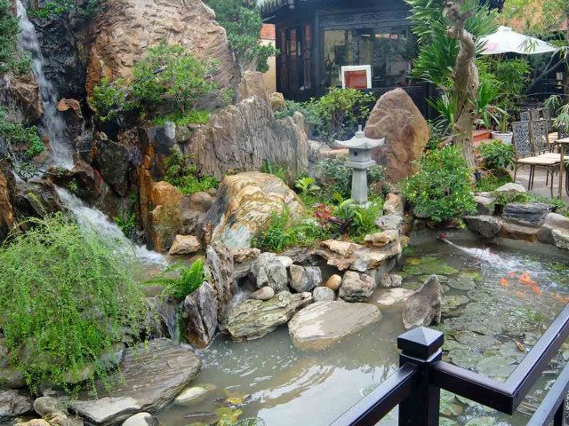 thiết kế thi công tiểu cảnh sân vườn nghệ an