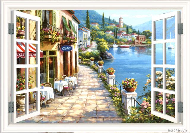 Vẽ tranh tường 3D đẹp tại hà tĩnh