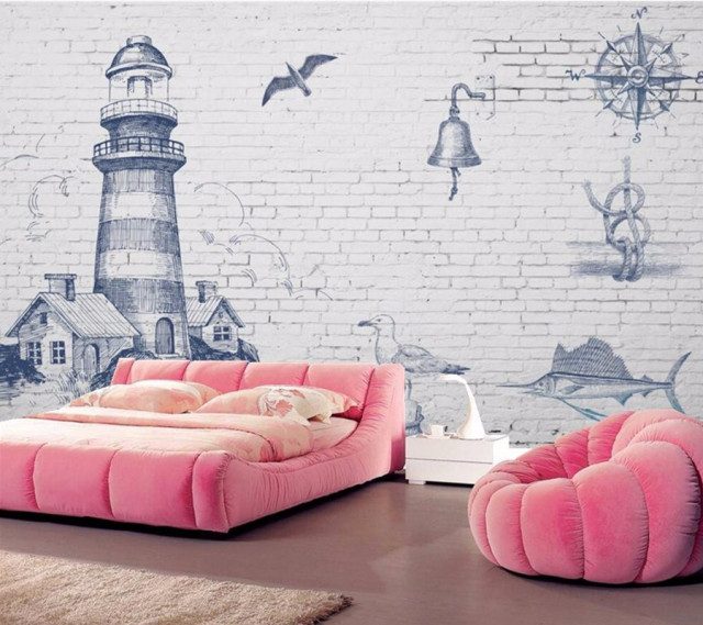 Vẽ tranh tường phòng ngủ