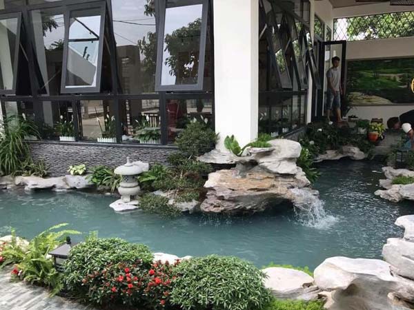 Thiết kế thi công hồ cá koi tại nghệ an đẹp giá rẻ
