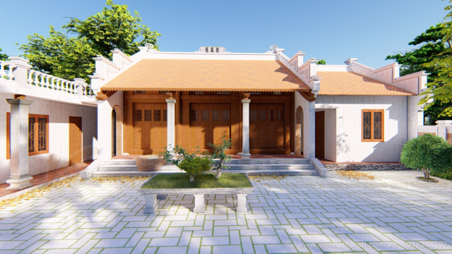 Thiết kế thi công nhà thờ họ từ đường theo phong thủy