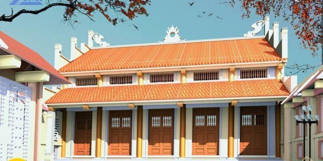 Thiết kế thi công nhà thờ họ từ đường theo phong thủy
