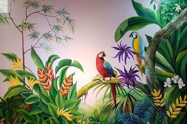 vẽ tranh tường miền bắc 4