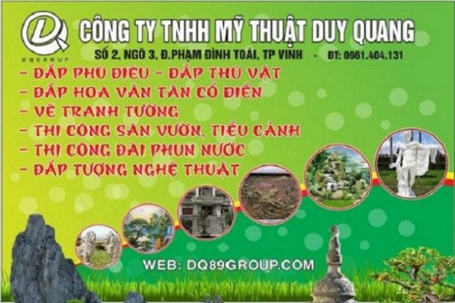 công ty mỹ thuật điêu khắc tại nghệ an hà tĩnh