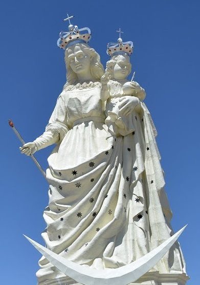 đắp tượng đức mẹ 1