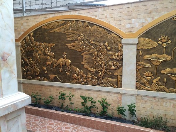 đội thợ đắp vẽ hàng rào tại nghệ an hà tĩnh 6