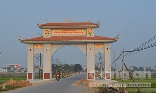 thiết kế thi công cổng chào tại nghệ an hà tĩnh 3