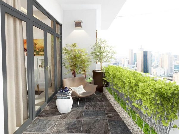 thiết kế thi công tiểu cảnh ban công ở nghệ an hà tĩnh 8