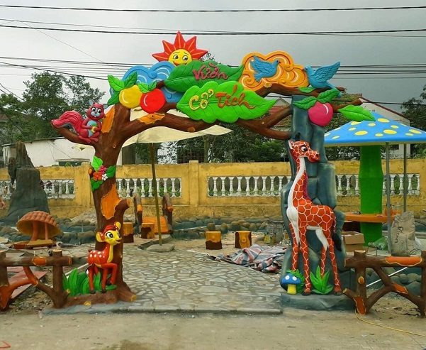 thiết kế thi công vườn cổ tích tại quảng ngãi 1