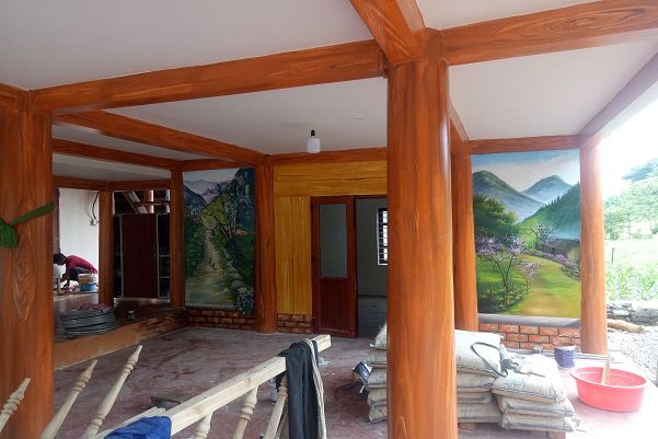 vẽ sơn giả gỗ tại nghệ an hà tĩnh 3