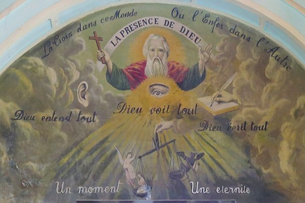 vẽ tranh nhà thờ công giáo 3