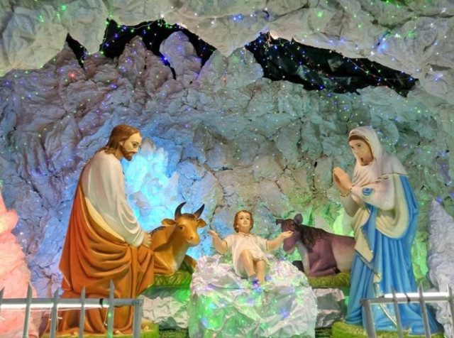 vẽ tranh nhà thờ công giáo 5