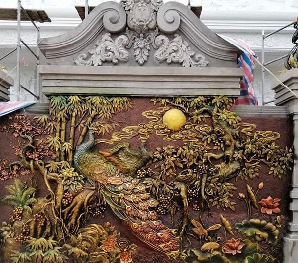 đội thợ vẽ tranh tường lâu đài biệt thự 1