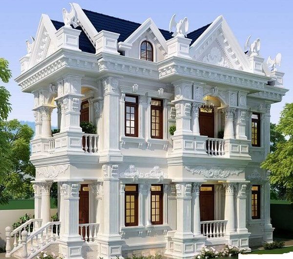 công ty thiết kế thi công biệt thự lâu đài ở tại nghệ an hà tĩnh 14