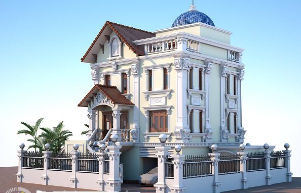 công ty thiết kế thi công biệt thự lâu đài ở tại nghệ an hà tĩnh 15