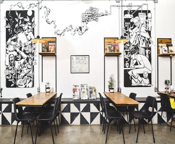 vẽ tranh tường phong cảnh