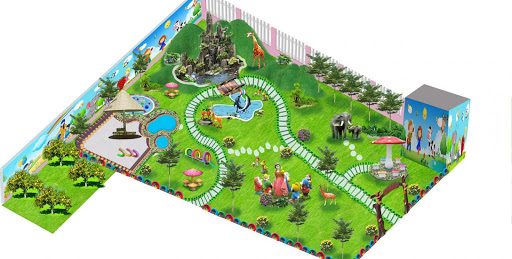 thiết kế sân vườn cổ tích