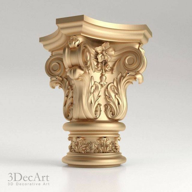 thiết kế thi công đắp phù điêu đầu cột