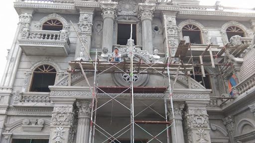 đắp phù điêu mặt tiền nhà