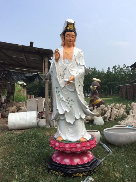 đắp tượng quan âm bằng composite