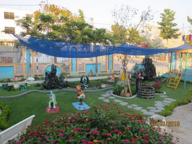 Thiết kế thi công vườn cổ tích trường mầm non, công viên đẹp