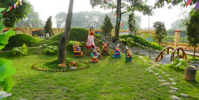 Thiết kế thi công vườn cổ tích trường mầm non, công viên đẹp