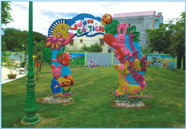 Thiết kế thi công vườn cổ tích trường mầm non, công viên đẹp