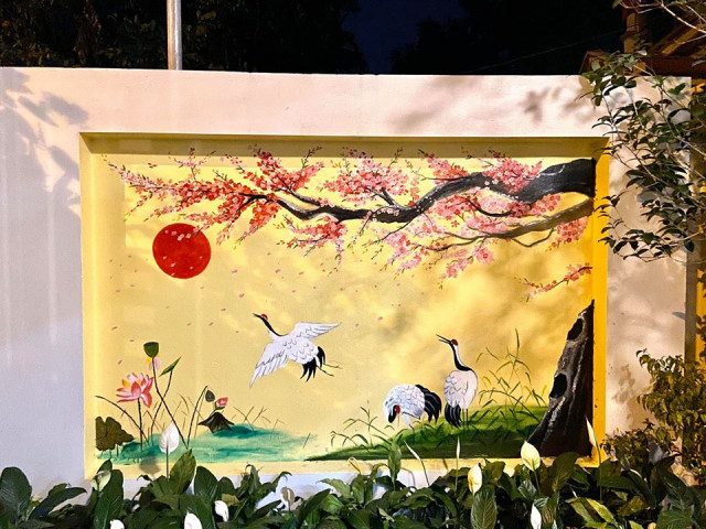 vẽ tranh tường đẹp 2020