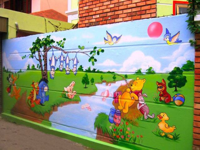 Đơn Vị Thi Công Vẽ Tranh Tường Trường Mầm Non Đẹp Giá Rẻ